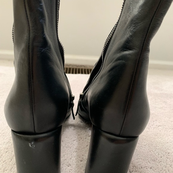 Aquatalia Black Heeled Boots size 9.5 - Picture 4 of 11